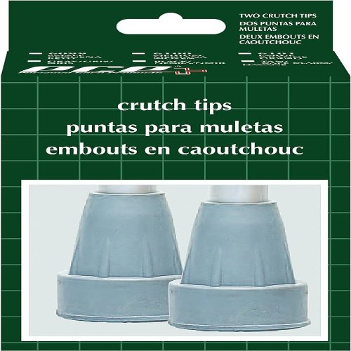 Crutch Tips Grey Large (pair)