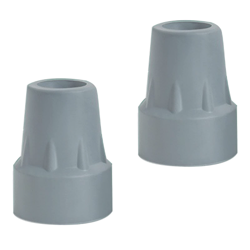 Crutch Tips Grey Large (pair)