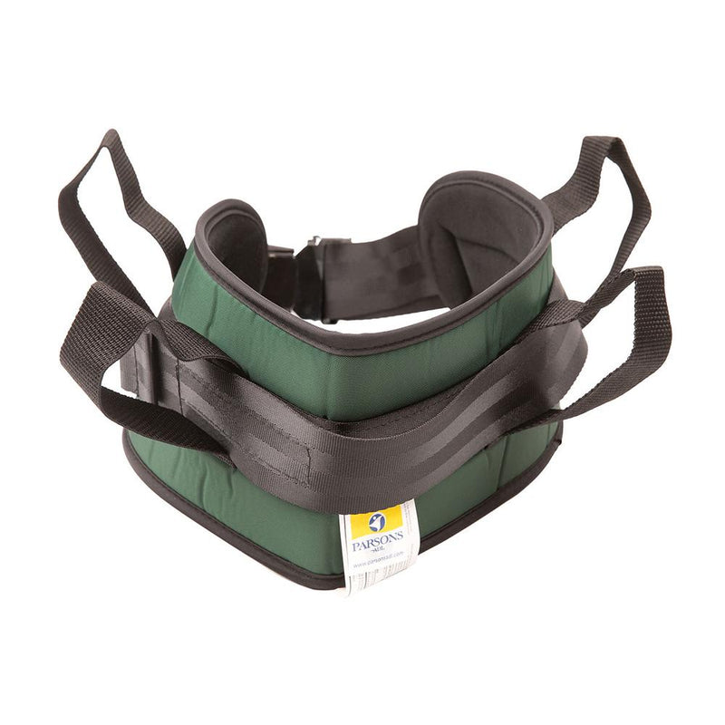 Fabrication Enterprises Padded Transfer Belt With Side Release Buckle, Medium, Green