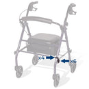 Carex C-Clips with screws for secure rollator functionality, replacement parts for Carex steel rollator. Moovkart