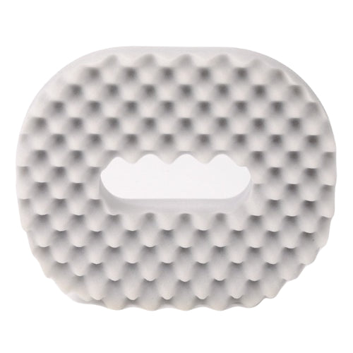Alex Orthopedic Convoluted Donut Cushion in Red Plaid – foam cushion designed for tailbone relief with a washable cover, Moovkart