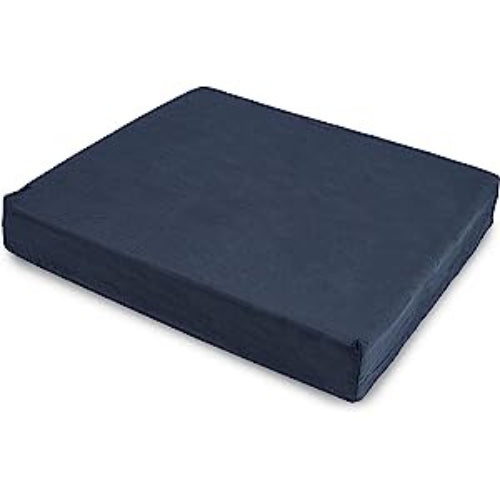 Wheelchair Foam Cushion with Cvr 18 X 16 X 4 Blue