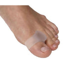 Soft gel toe separator with loop to reduce pressure and prevent toe overlap, Moovkart