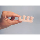 White PediFix toe separator to reduce pressure and improve comfort, Moovkart