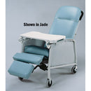 Graham Field Lumex Three Position Recliner with Blue Ridge color, adjustable recline positions, ergonomic seat and easy mobility,Moovkart.