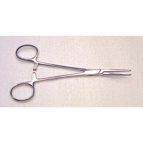 Generic Surgical Kelly Forceps Straight, Made from durable stainless steel, measure 5.5 inches for precise control and reliability,Moovkart.