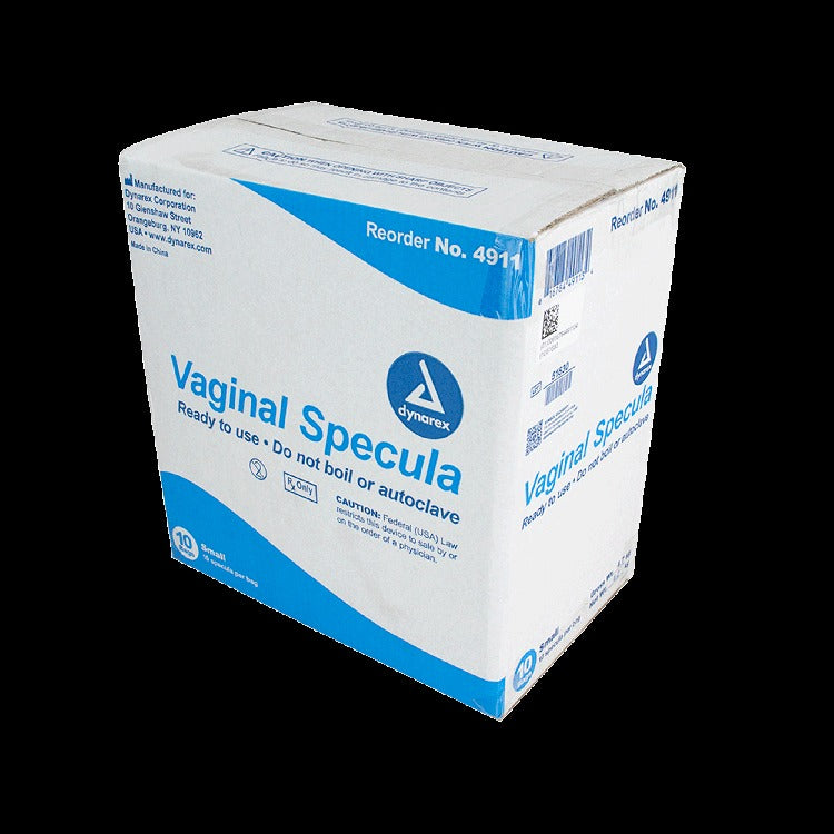 Dynarex Vaginal Speculum – 10-Pack, Reliable, single-use support for gynecological procedures. Moovkart.