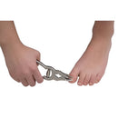 Close-up of concave jaw showing precise toenail and fingernail cutting, Moovkart