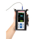 Covidien Nellcor Portable SpO2 Patient Monitoring System in use for continuous pulse oximetry. Moovkart.