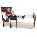 Stander Mobility Bed Rail with Pivot Arm Support and Organizer for Home or Hospital Bed