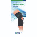 Advanced Orthopaedics Hinged Knee Brace featuring adjustable straps for ligament and joint support. Moovkart
