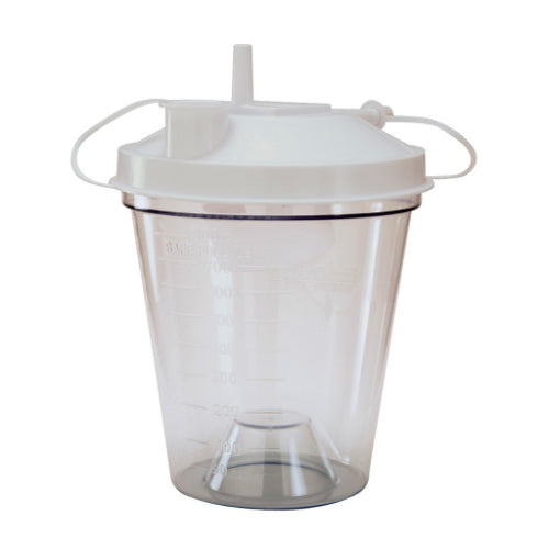 Drive Medical 800cc Suction Bottles for fluid collection with leak-proof lid, Moovkart