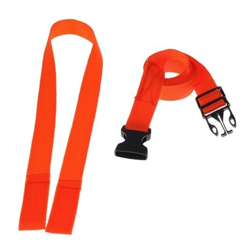 Morrison Medical Stretcher and Backboard Strap Quick-Release, 9 Feet, Orange