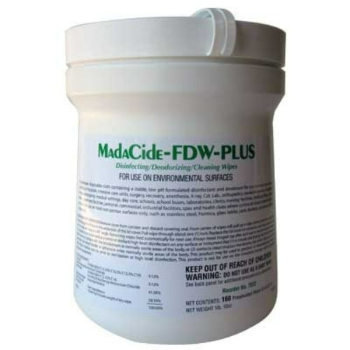 AmericanMedMart MadaCide FDW Plus, Wipes Tub 160