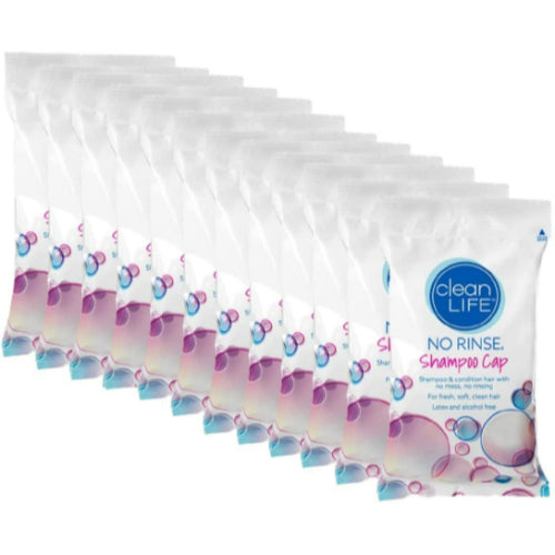 No Rinse Shampoo Cap, Waterless Hair Cleanser for Hospitals and Home Care Use