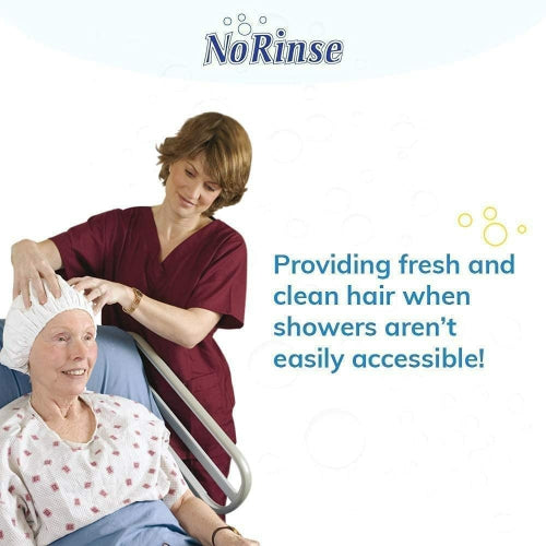 No Rinse Shampoo Cap, Waterless Hair Cleanser for Hospitals and Home Care Use