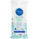 Clean Life No Rinse Bathing Wipes pack of 8 cloths for waterless hygiene care. Moovkart