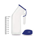 Medline Male Urinal, Translucent, Reusable and Autoclavable with Blue Cap