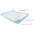 Inspire Disposable Underpads, 23x36 Inches, Moderate Absorbency, Case of 150, Latex-Free