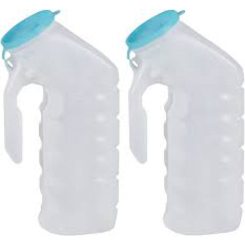 Urinal Male with Cover Disposable Translucent
