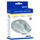 Drive Medical Contoured Disposable Bed Pan with 84 oz capacity and stain-resistant comfort, Moovkart