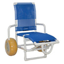 MJM International All Terrain PVC Wheelchair with Heavy Duty Wheels for Outdoor Mobility. Moovkart