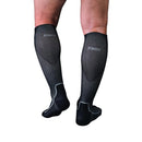 Jobst Sport Compression Sock, 15-20 mmHg, Black, Large 1 pair