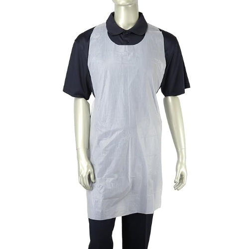 Dynarex Royal Lightweight Poly Aprons, 24 x 42 Inches Box of 100