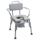Graham Field Lumex commode bath seat, padded support arms, adjustable height, durable, comfortable, Moovkart