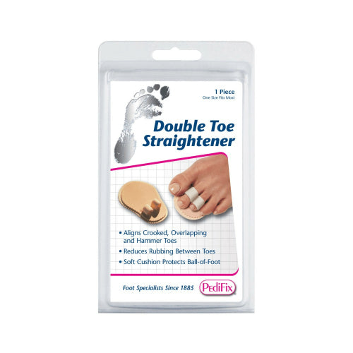 PediFix Double Toe Straightener for Separating Overlapping Toes, Alignment Support