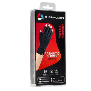 Thermoskin Premium Arthritic Gloves Pair, Black, Medium Hover