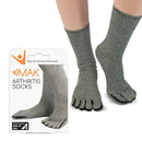 IMAK Arthritis Socks with Breathable Cotton and Mild Compression Support Medium, Pair