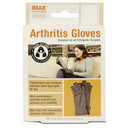 IMAK Arthritis Gloves for Joint Swelling Relief, Mild Compression and Open Fingertips, Large Pair