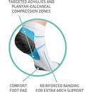 Thermoskin FXT Compression Socks for Plantar Fasciitis with Arch and Heel Support, X-Small Pair