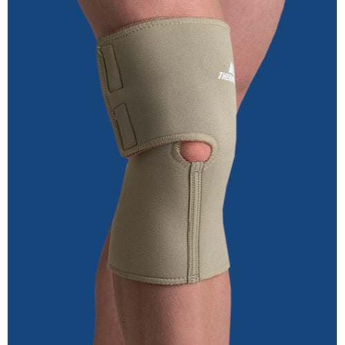 Thermoskin Knee Wrap, Medium, adjustable compression, arthritis relief, Beige, Moovkart