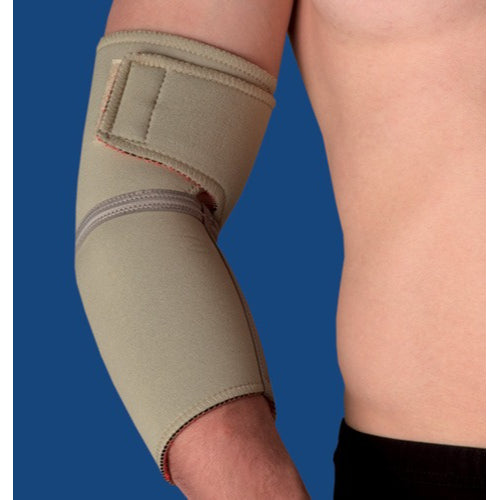Thermoskin Elbow Wrap, Medium, arthritic relief, adjustable compression, Beige, Moovkart