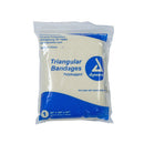 Dynarex Triangular Bandage, Individually Wrapped, Non-Sterile, Cotton, Pack of 12