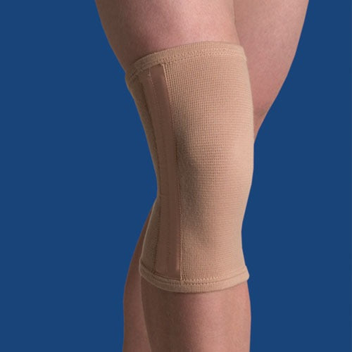 Thermoskin Elastic Knee Stabilizer,X-Large, Beige for knee support and injury prevention. Moovkart