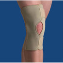 Thermoskin Open Knee Wrap Stabilizer, beige, adjustable knee support with open patella for comfort and pain relief, Moovkart