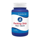 Dynarex Plain Gauze Packing Strip 1 Inch x 5 Yards Sterile for Deep Wounds, 1 Bottle Included