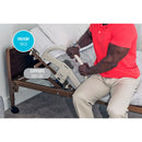 Stander EZ Click Long Term Care Bed Handle clamps to hospital beds with smartphone holder. Moovkart