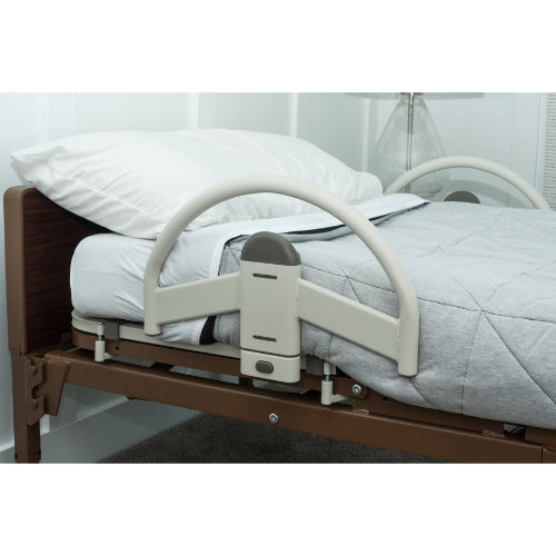 Stander EZ Click LTC Bed Handle for fall protection and support and safety in hospital or long-term care beds, Moovkart.