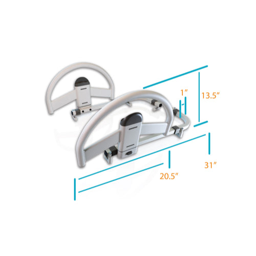 Stander EZ Click Long Term Care Bed Handle, Case of 2 Pair