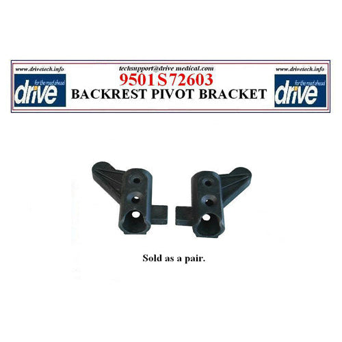 Back Rest Pivot Bracket (pair) for Rollator