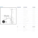 Drive Medical knee walker caster assembly with sealed bearings for reliable support, Moovkart