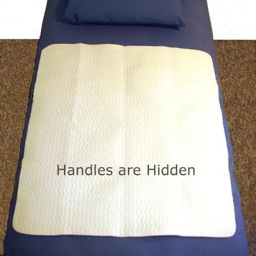 SafetySure MovEase Underpad, waterproof underpad with handles designed for caregiver's ease. Moovkart