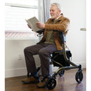 Carex Crosstour Rolling Walker Rollator, Height Adjustable, 8 Inches Wheels