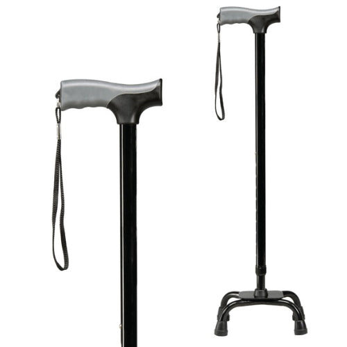 Carex Quad Cane with Soft Grip, Case of 2
