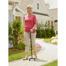 Carex Quad Cane with Soft Grip – Ergonomic design for safe and comfortable mobility support. Moovkart