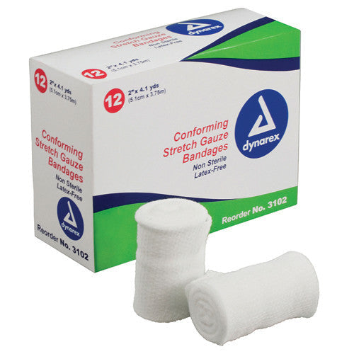 vital roll conforming gauze non-sterile 2 x 131 (pack of 12)